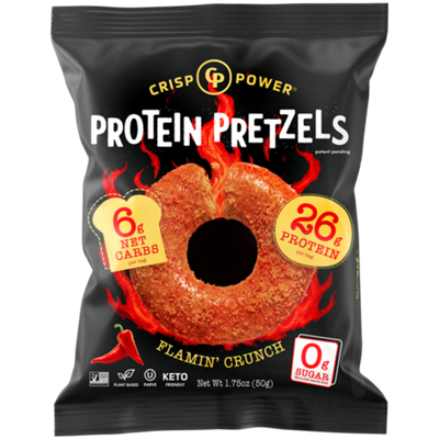 Protein Pretzels - 28g of Protein - Flamin' Crunch (6 Bags)