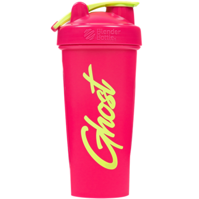 GHOST Shaker Bottle with Wire Whisk BlenderBall - Passion Shaker (28 Fl. Oz.)