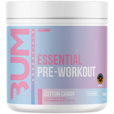 Essential Pre-Workout Powder – Cotton Candy (13.33 oz./30 Servings)