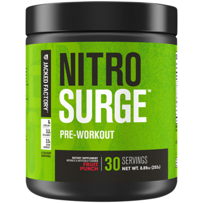 Nitro Surge Pre-Workout - Fruit Punch (8.89 Oz./ 30 Servings)