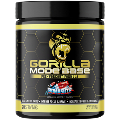 Gorilla Mode Base Pre-Workout Formula – Bombsicle (0.49 lbs. / 20 Servings)