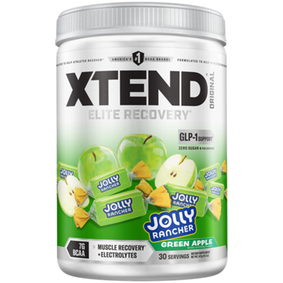 Muscle Recovery + Electrolytes - 7g BCAA - Jolly Rancher Green Apple (30 Servings)
