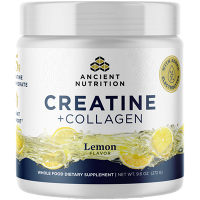Creatine + Collagen Powder - Lemon (9.6 Oz. / 30 Servings)
