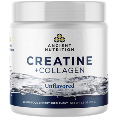 Creatine + Collagen Powder - Unflavored (5.8 Oz. / 30 Servings)