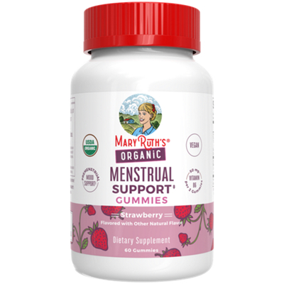 Organic Menstrual Support Gummies - Strawberry (60 Gummies)
