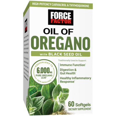 Oregano Oil - Black Seed Oil - Digestion & Gut Health (60 Softgels)