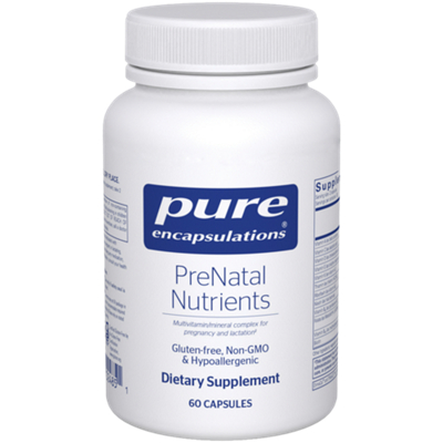 Pure PreNatal Nutrients - Multivitamin Complex for Pregnancy & Lactation (60 Capsules)