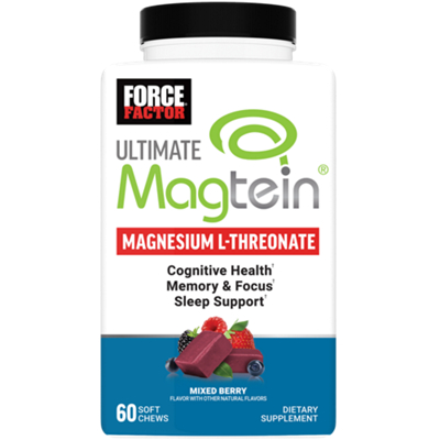 Ultimate Magtein Soft Chews - Supports Memory, Focus & Sleep Mixed Berry - (60 Soft Chews)