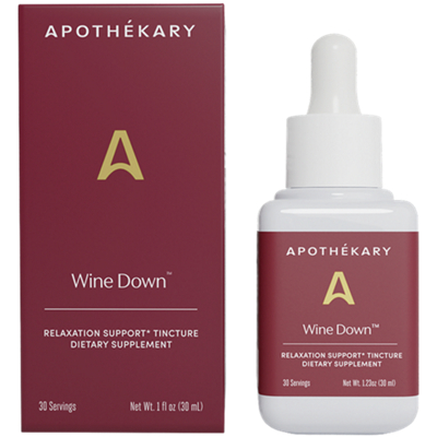 Wine Down Evening Calm Herbal Drops (1 fl oz/30 Servings)