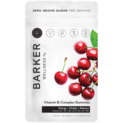 Vitamin B Complex Gummies - Cherry (30 Gummies)
