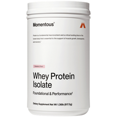 Whey Protein Isolate Powder – Strawberry (1.36 lbs./25 Servings)