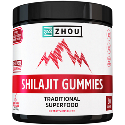 Shilajit Gummies - 250MG - Cherry Vanilla (60 Gummies)