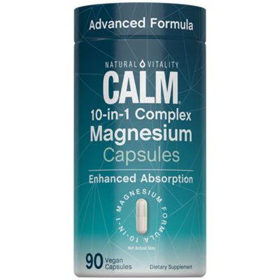 Calm 10 in 1 Complex Magnesium Capsules (90 Vegan Capsules)