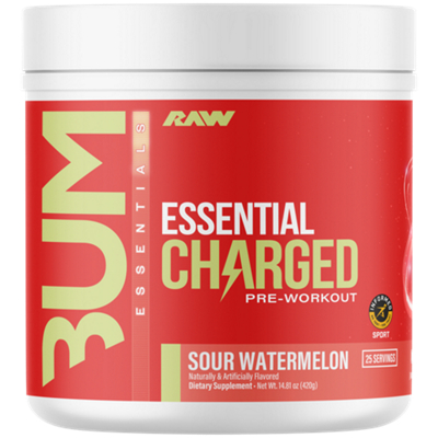 Essential Charged Pre Workout - Sour Watermelon (14.81 oz./25 Servings)