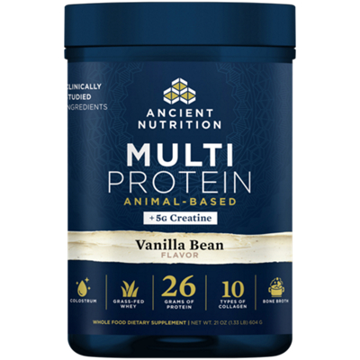 Multi Protein - Animal Based - 26 Protein + 5g Creatine - Vanilla Bean (21 oz)