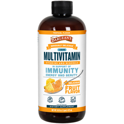 Liquid Multivitamin - In Support of Immunity, Energy & Beauty -Tropical (5.6 oz.)
