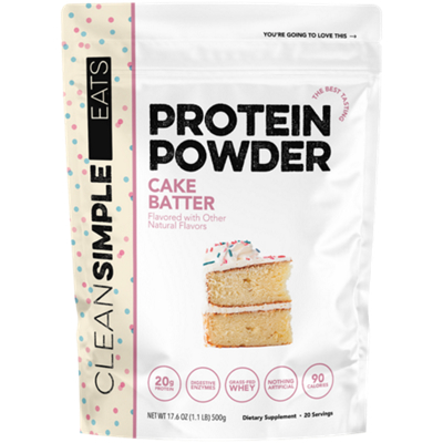 Grass Fed Whey Protein Powder - Cake Batter (20 Servings / 17.6 Oz.)