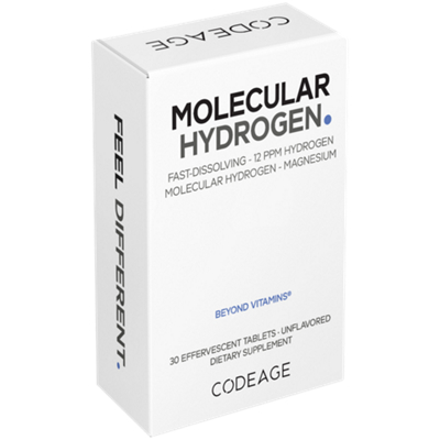 Molecular Hydrogen - Fast Dissolving, 12 PPM Hydrogen, Molecular Hydrogen & Magnesium (30 Tablets)