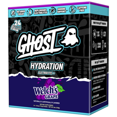 Hydration Packets with Electrolytes+ - Welch's Grape (24 Single Serving Packets)