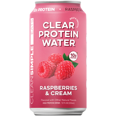 Clear Protein Soda - 10g Protein - Raspberry & Cream (12 Pack)