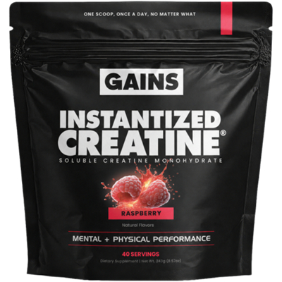 Instantized Creatine - Mental & Physical Performance - Raspberry (40 Servings)