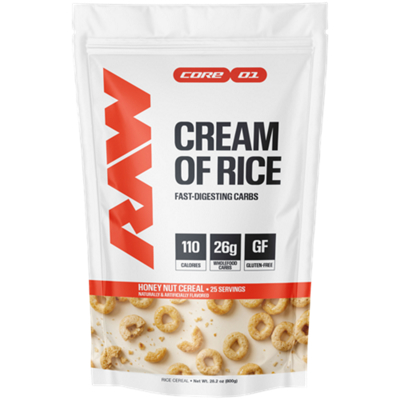Cream of Rice - Fast Digesting Carbs - Honey Nut Cereal (25 Servings)