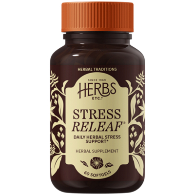 Stress Releaf - Daily Herbal Stress Support (60 Softgels)
