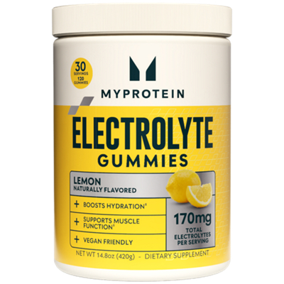 Electrolyte Gummies - Boosts Hydration - Lemon (120 Gummies)