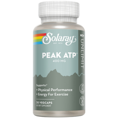 Peak ATP - Supports Physical Performance & Energy for Exercise - 400 mg (30 Vegetable Capsules)