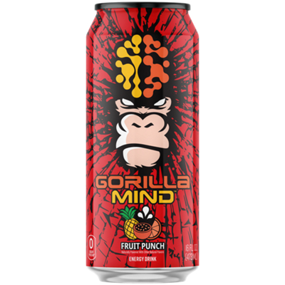 Gorilla Mind Energy Drink – Fruit Punch (1 Drink)