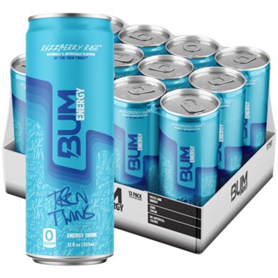 Energy Drink - Limited Edition Razzberry Rage Tren Twins (12 Drinks, 12 Fl. Oz. Each)