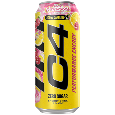 Performance Energy Drink -Zero Sugar - 200mg Caffeine - Pink Lemonade (16 fl oz./12 Pack)
