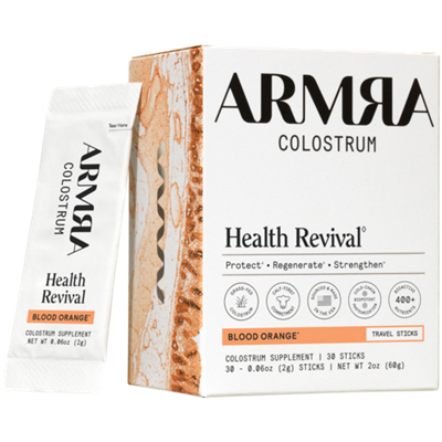 Colostrum Health Revival - Protect, Regenerate & Strengthen - Blood Orange (30 Travel Sticks)