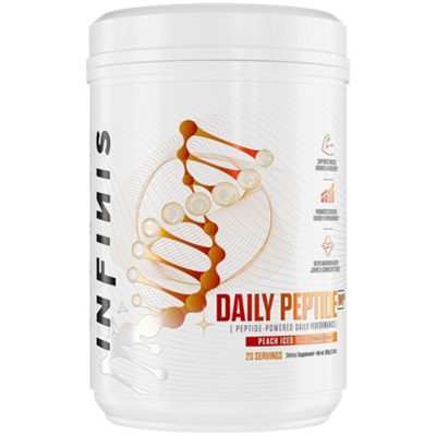 Daily Peptide - Supports Muscle Growth & Recovery - Peach Iced Tea (20 Servings)