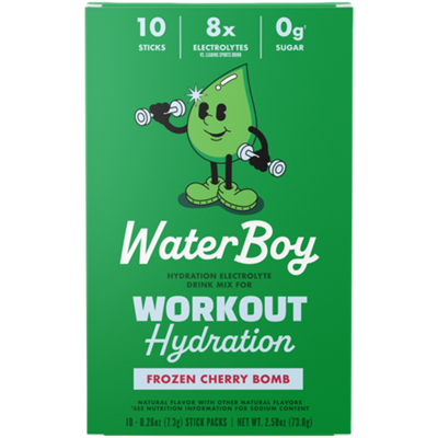 Hydration Electrolyte Drink Mix - Workout Hydration - 0g Sugar - Frozen Cherry Bomb (10 Stick Packs)