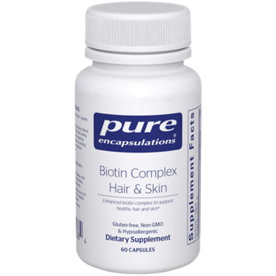 Biotin Complex Hair & Skin - Enhanced Biotin Complex to Support Healthy Hair & Skin (60 Capsules)