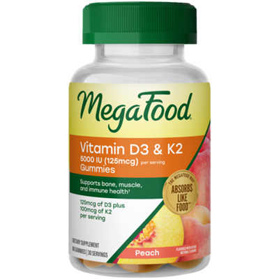 Vitamin D3 & K2 - Peach