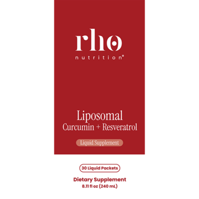 Liposomal Curcumin & Resveratrol - Promotes Healthy Inflammatory Response & Cellular Health (30 Liquid Packets)