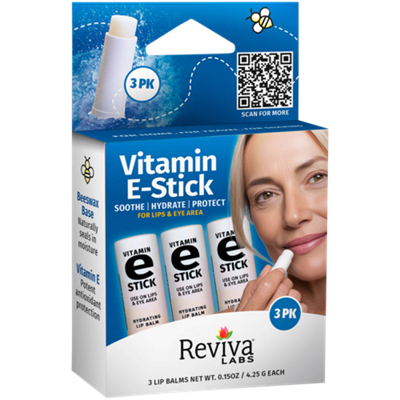 Vitamin E-Stick - Soothe, Hydrate & Protect - For Lips & Eye Area (3 Lip Balms)