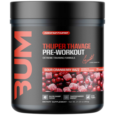 Thuper Thavage Pre-Workout - Sour Cranberry Razz (21.23 oz/20 Servings)