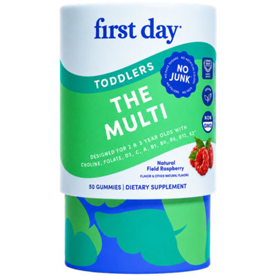 Toddler Multi Gummies - No Junk - Natural Field Raspberry (50 Gummies)