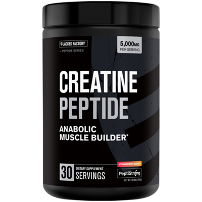 Creatine Peptide - 5,000mg per Serving - Anabolic Muscle Builder - Strawberry Mango (14.99 Oz. / 30 Servings)