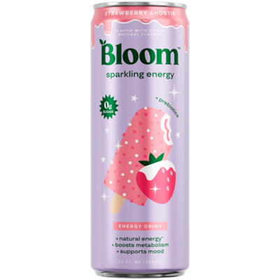 Sparkling Energy Drink - 0g Sugar - Strawberry Shortie (12 Drinks, 12 Fl. Oz. Each)