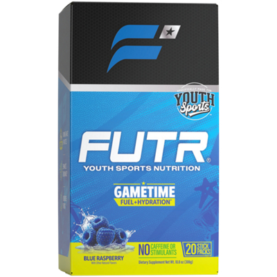 Fuel + Hydration - Youth Sports Nutrition - Blue Raspberry (10.8 oz./20 Stick Packs)