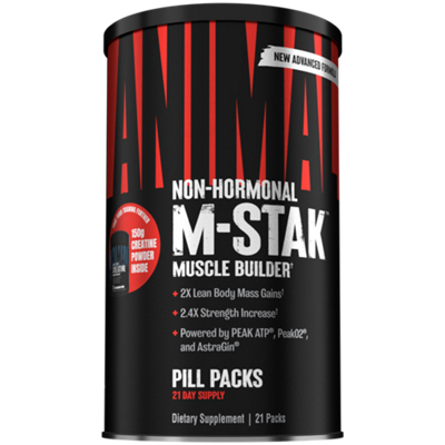 Muscle Builder - M Stak + Creatine - Non-Hormonal (Pill Packs/21 Day Supply)