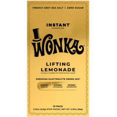 Wonka Lifting Lemonade - Electrolyte Drink Mix - Zero Sugar (10 Pack)
