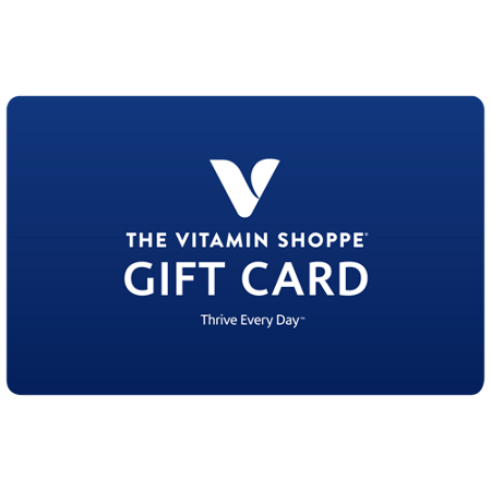 The Vitamin Shoppe $20 gift card front