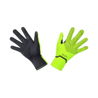 Gore Bike Wear Power GWS Gloves Black/Neon Yellow EU size 7 