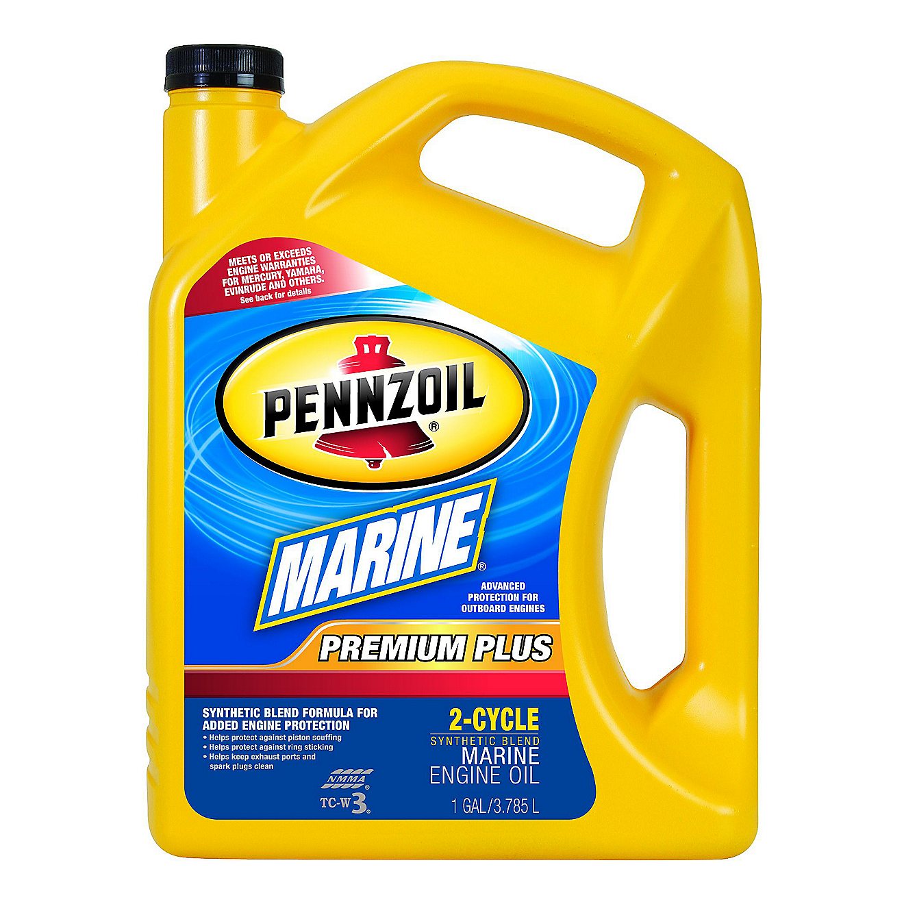 Pennzoil Marine Premium Plus 1-Gallon Synthetic Blend 2-Cycle Engine Oil                                                         - view number 1