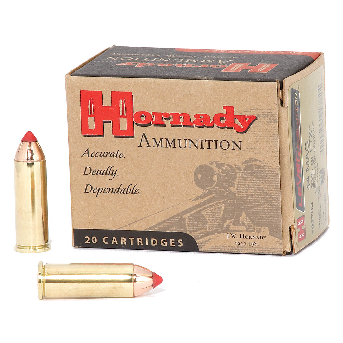 Hornady FTX® LEVERevolution® .44 Mag 225-Grain Handgun Ammunition - 20 Rounds                                                  - view number 1